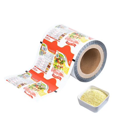 Impression personnalisée Film d'emballage automatique En papier d'aluminium Impression poudre de poulet assaisonnement collations Chips Film de rouleau d'emballage alimentaire