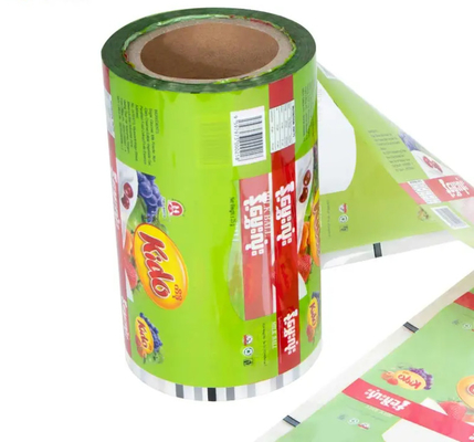 Emballage alimentaire personnalisé Film plastique rouleau Nachos Pita Chips Aliments film d'emballage flexible rouleau plastique automatique stratifié
