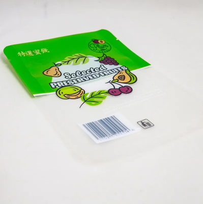 Sac d'emballage alimentaire imprimé sur mesure Petit sac à joints à trois côtés avec fenêtre