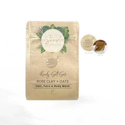 Sac à vide en feuille d'aluminium d'argent à trois côtés scellé thermiquement Sac de stockage de nourriture ouvert avec fermeture à glissière pour le sucre et d'autres aliments
