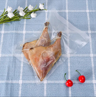 Vente en gros de sacs d'emballage à vide à 3 côtés, prix d'usine, sacs de rétorsion en nylon de qualité alimentaire pour aliments surgelés, avec encoche déchirante