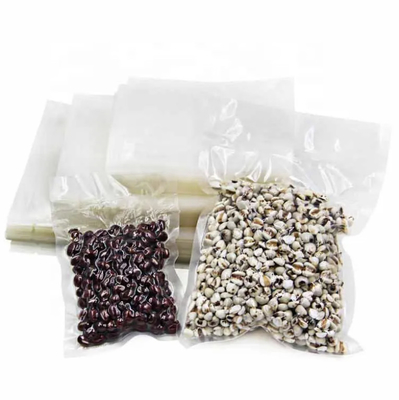 En stock et personnalisé Clear Transparent Nylon PE Laminé plastique stockage alimentaire de l'emballage de la chambre de vide