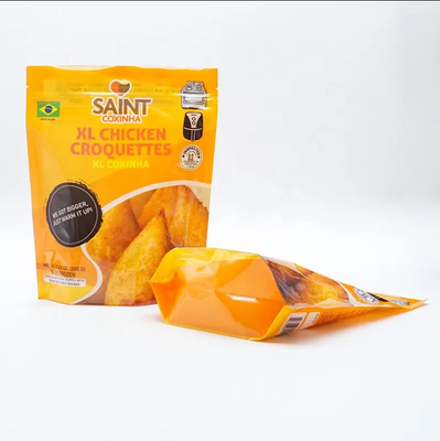 Sacs d'emballage de nourriture sur mesure congelés en position debout recyclables rôtis avec fermeture à glissière