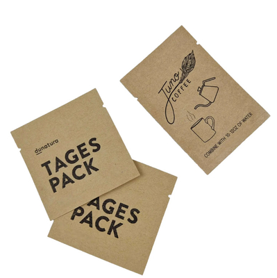 Sac à imprimerie sur mesure biodégradable pour le café, le thé, les bonbons, les collations, les emballages comestibles, les sacs d'échantillons