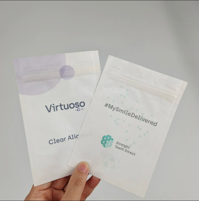 Sac à imprimerie sur mesure biodégradable pour le café, le thé, les bonbons, les collations, les emballages comestibles, les sacs d'échantillons