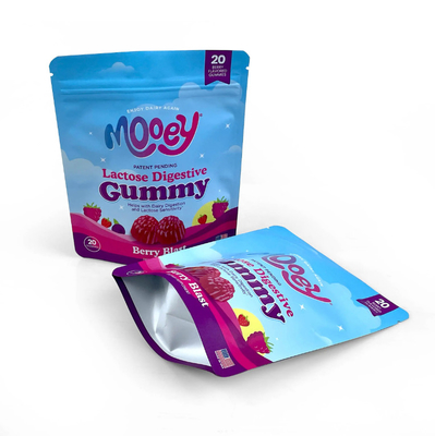 Sacoche à fermeture à glissière étanche à l'humidité Mylar sur mesure pour le thé sucré