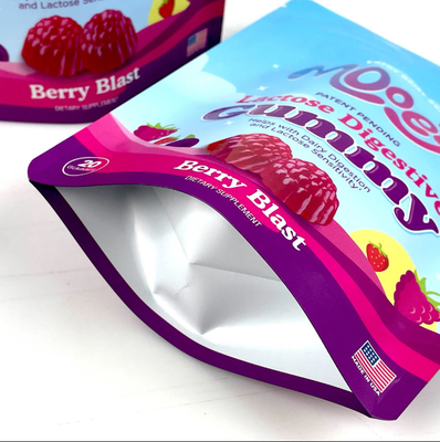 Sacoche à fermeture à glissière étanche à l'humidité Mylar sur mesure pour le thé sucré