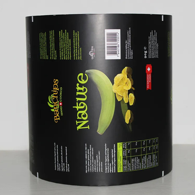 Film d'emballage flexible scellé thermiquement pour les collations, les pommes de terre, les tortillas de maïs, les farines de maïs, les tranches de banane
