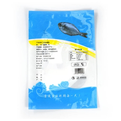 Impression personnalisée, Scellage thermique, Stratification, Sac plat en nylon étanche, Emballage alimentaire congelé pour viande et poisson en plastique, Sac sous vide