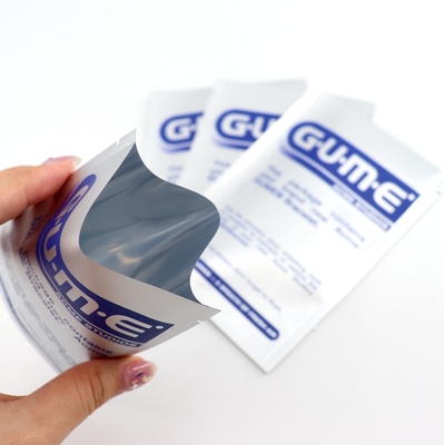 Sacs à imprimerie personnalisés, film de polyester scellé thermiquement, sacs scellés à trois côtés, petits sacs cosmétiques vides