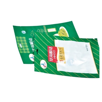 Sac d'emballage zippé scellé sur 3 côtés en plastique personnalisable, thermoscellé et refermable, et est un sac d'emballage alimentaire plat
