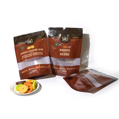 Foil d'aluminium Stand Up Poche Fermeture à glissière Fermeture à glissière Sceaux Snack Sac à nourriture bonbons Sac à glissière réutilisable