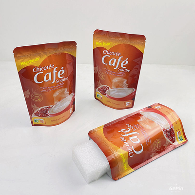 Gros de sac à fermeture à glissière personnalisé sac en papier d'aluminium sac debout sac avec fermeture à glissière sac d'emballage alimentaire sac à glissière haut sac d'emballage alimentaire