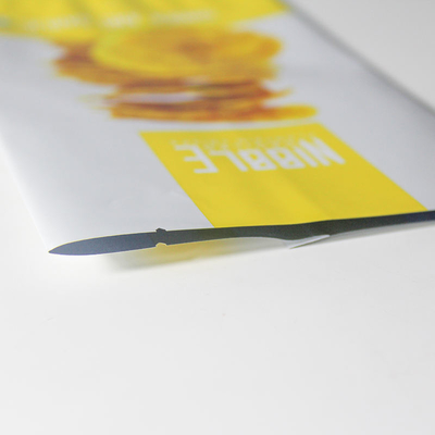 Impression numérique personnalisé sac en papier d'aluminium imprimé en plastique Snack à café Sac scellé à trois côtés Sac plat Sac arrière scellé