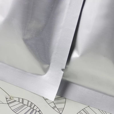 9 * 13 Sac scellé sur 3 côtés personnalisé, sac en feuille d'aluminium, sac d'emballage sous vide avec bande déchirable