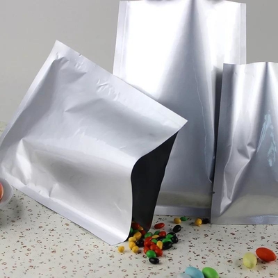 9 * 13 Sac scellé sur 3 côtés personnalisé, sac en feuille d'aluminium, sac d'emballage sous vide avec bande déchirable