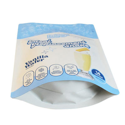 Usine de sachets stand-up en feuille d'aluminium thermoscellable personnalisés en gros pour l'emballage de café et de thé, sans danger pour les aliments