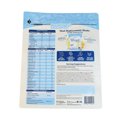 Usine de sachets stand-up en feuille d'aluminium thermoscellable personnalisés en gros pour l'emballage de café et de thé, sans danger pour les aliments