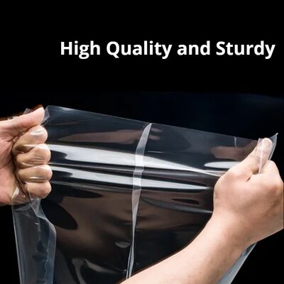 Vente directe d'usine de sacs d'emballage alimentaire en nylon scellés sur trois côtés, sacs alimentaires sous vide haute transparence, sacs en plastique PE, 100 pièces