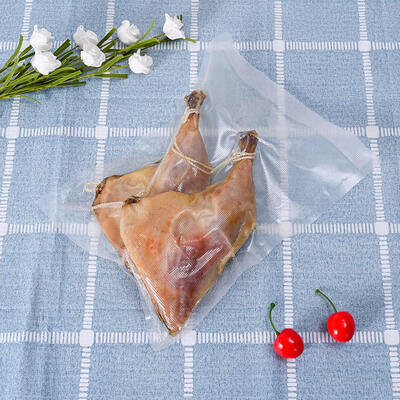 Vente directe d'usine de sacs d'emballage alimentaire en nylon scellés sur trois côtés, sacs alimentaires sous vide haute transparence, sacs en plastique PE, 100 pièces