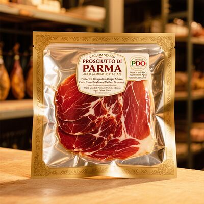 Logo personnalisé 3 côtés d'étanchéité emballage plastique stockage des aliments Mylar sacs scellés sous vide emballage de nourriture pour poissons sac sous vide avec logo