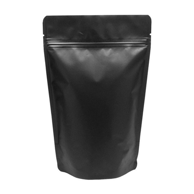 La serrure de fermeture éclair d'emballage alimentaire tiennent des sacs Matte Black Printed Smell Proof de poche