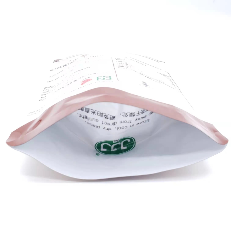 Sacs à imprimerie sur mesure à trois côtés, fenêtre transparente, sac à emballer en 1000g, sacs à emballer en 1000g