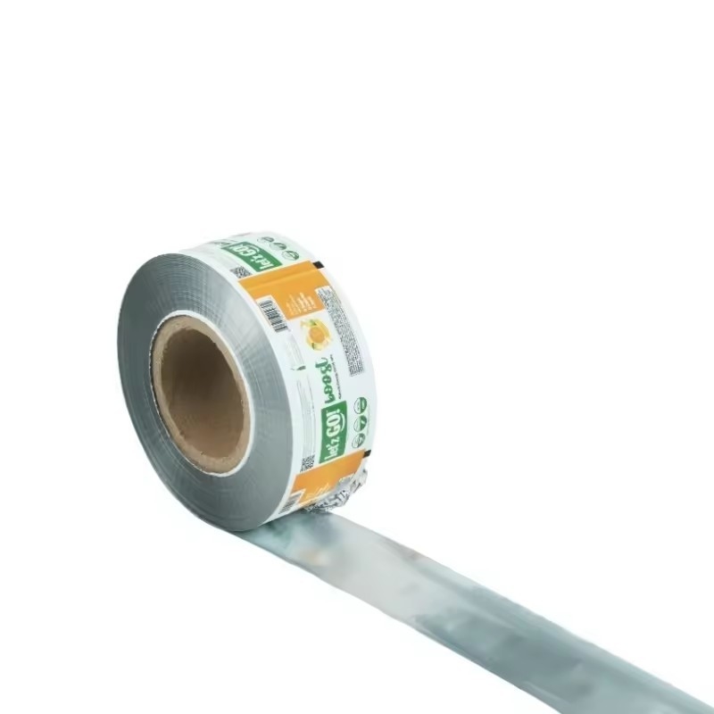 Impression personnalisée Sachet automatique Emballage de qualité alimentaire Plastique stratifié Foil d'aluminium film en rouleau Cookies Emballage alimentaire