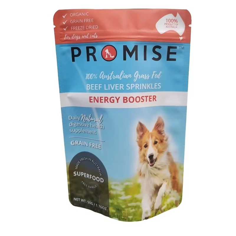 Logo personnalisé Sacs de nourriture pour chiens re-fermé Sacs fermeture à glissière avec fenêtre Snacks pour animaux de compagnie Stand up pouch