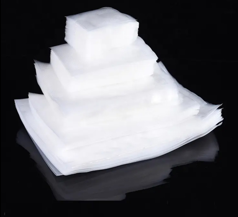 Laminé à l'épreuve des fuites, de qualité alimentaire, en nylon transparent, poisson, fruits de mer, emballage en plastique, joint thermique, joint sous vide, sac de joint