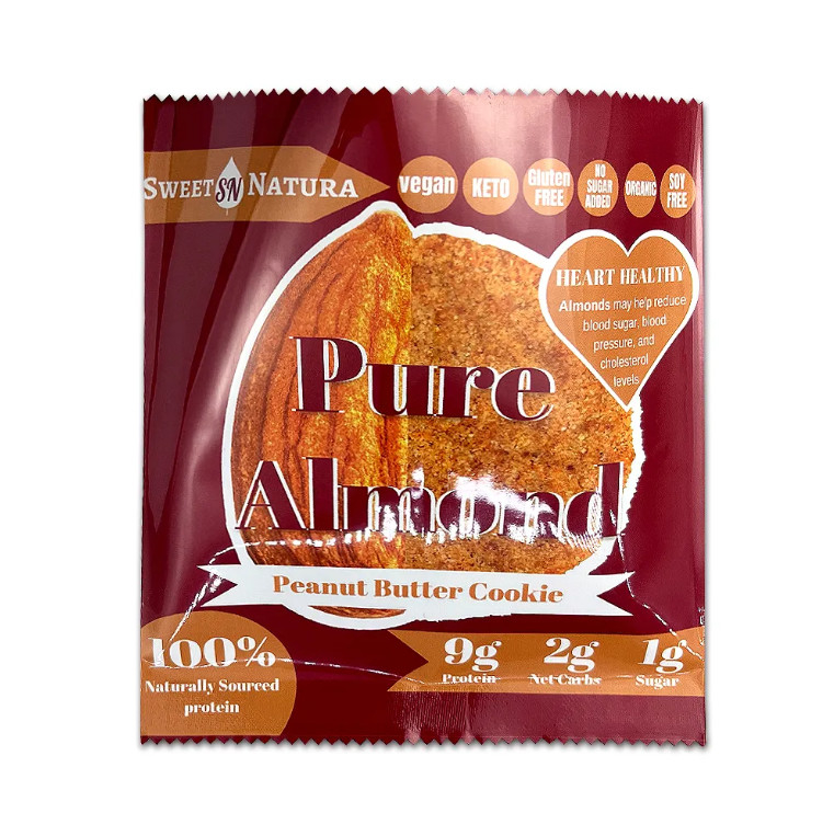 Conception personnalisée Imprimé surface brillante et brillante en papier d'aluminium à l'intérieur du dos Sacs de joint pour emballage de biscuits au beurre de cacahuète