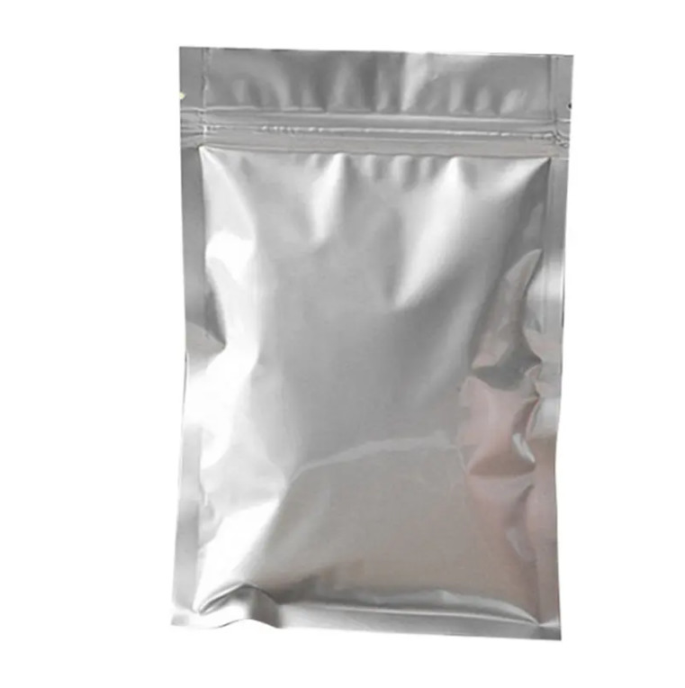 Hotsale de qualité alimentaire étanche à nouveau en plastique fermeture à glissière sac en argent Mylar fermeture à glissière verrouillage Emballage imprimer sac d'aluminium sur mesure