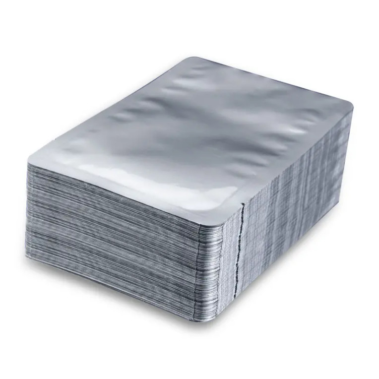 Autoclave à vide à chaleur de qualité alimentaire, étanche à la chaleur, en papier d'aluminium plat, sac Mylar ouverte, haut d'emballage, stockage de nourriture en vrac, sac à rétort