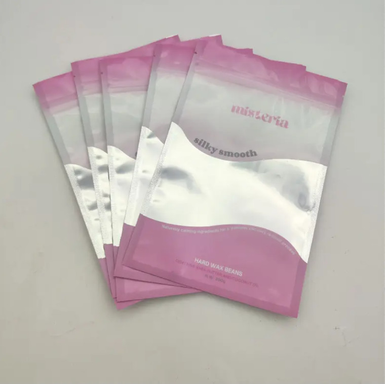 En gros Fermeture à glissière à logo personnalisé Fermeture à glissière à trois côtés Sac en plastique sac recyclables Sacs d'emballage 3 sacs d'emballage