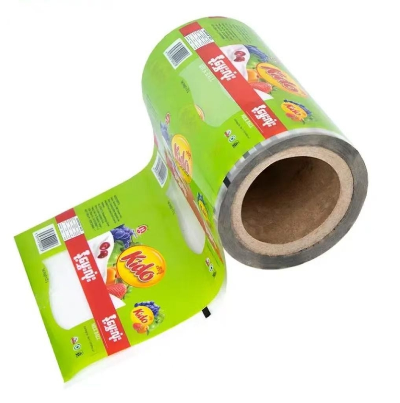 Emballage alimentaire personnalisé Film plastique rouleau Nachos Pita Chips Aliments film d'emballage flexible rouleau plastique automatique stratifié