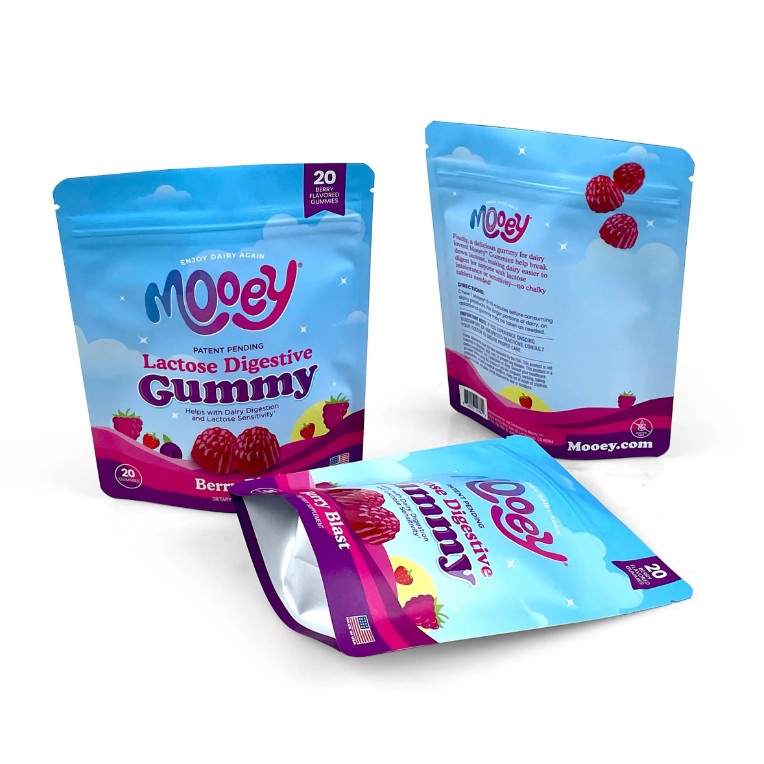 Sacoche à fermeture à glissière étanche à l'humidité Mylar sur mesure pour le thé sucré