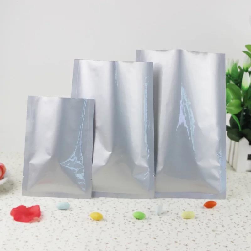 9 * 13 Sac scellé sur 3 côtés personnalisé, sac en feuille d'aluminium, sac d'emballage sous vide avec bande déchirable