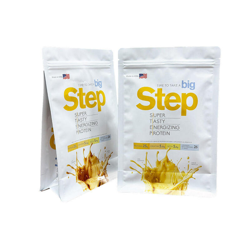 Sacoche à fermeture à glissière imprimée sur mesure pour l'emballage alimentaire pour les collations